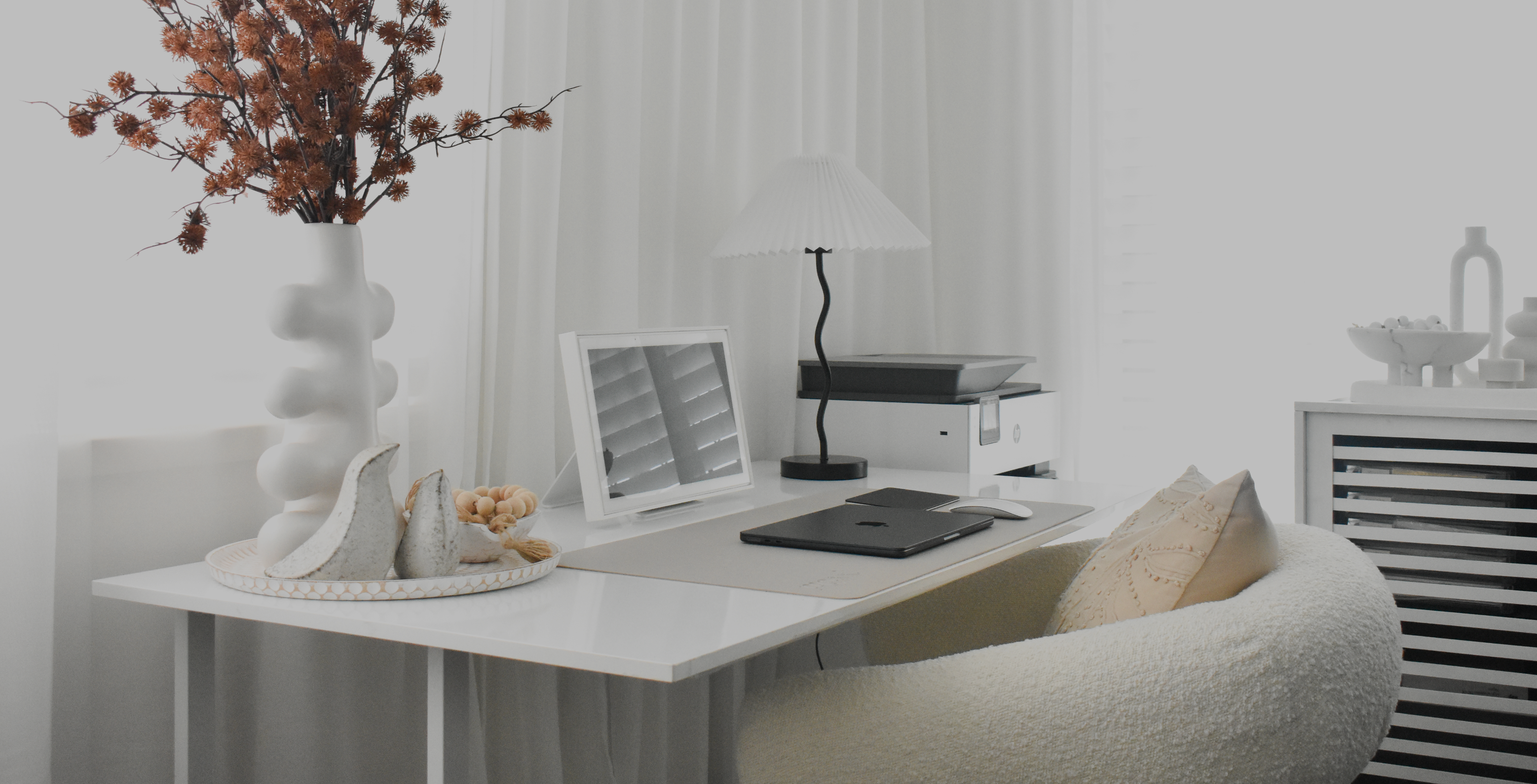 Elegant interior styled for real estate presentation – Brisbane and Gold Coast property styling by Izko Styling.